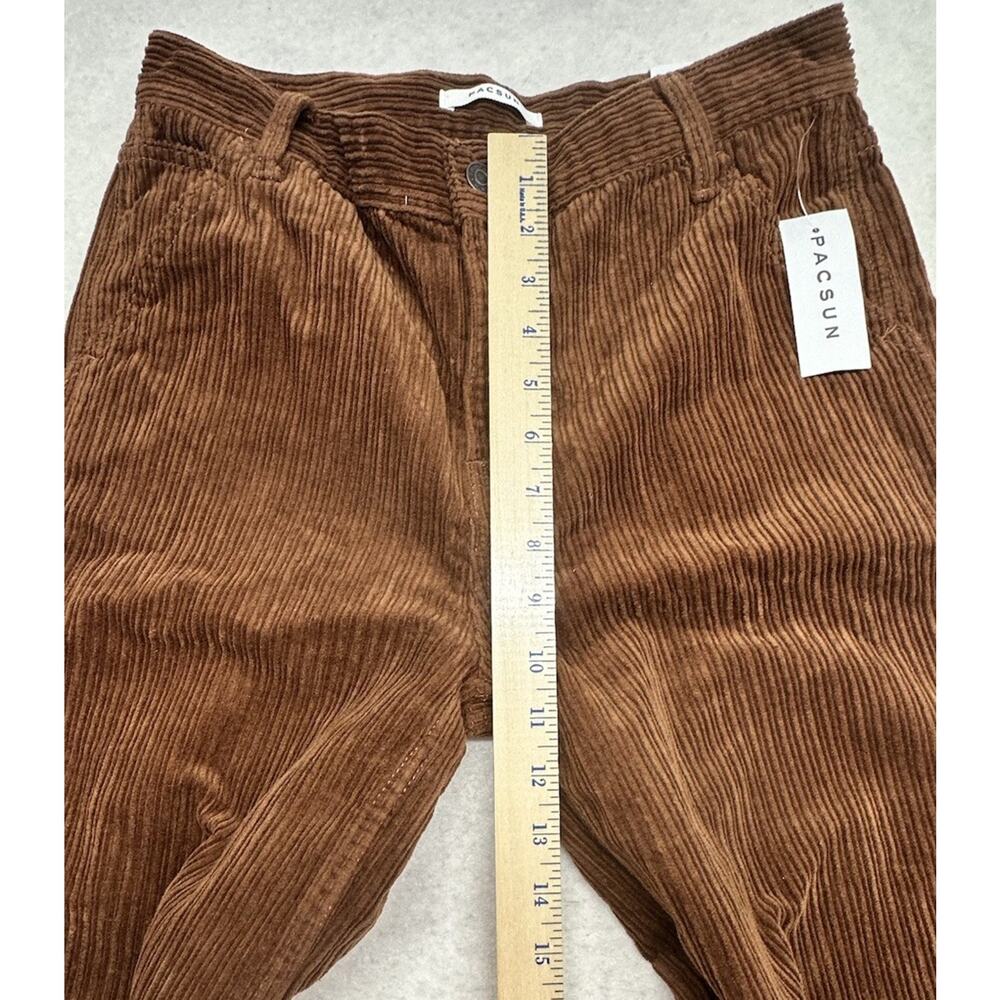 Pacsun Pants Womens Size 26 Brown Corduroy 90s Boyfriend Carpenter Baggy Grunge - Picture 5 of 13